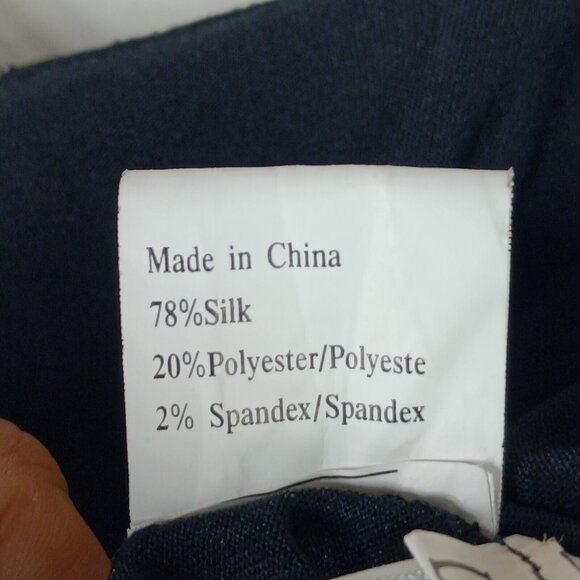 Black Cat Fashion Silk Blend Metallic Lace Midi Dress L Grunge - Picture 4 of 12